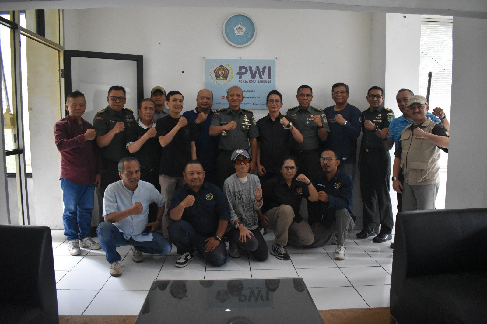 Pendam III Siliwangi Ajak Kolaborasi Dengan PWI Pokja Kota Bandung Terkait SDM