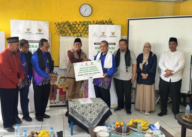 BAZNAS Jabar dan ANGKASA Malaysia Perkuat Pemberdayaan Ekonomi Masjid dan Salurkan Donasi Bencana Bandung Barat