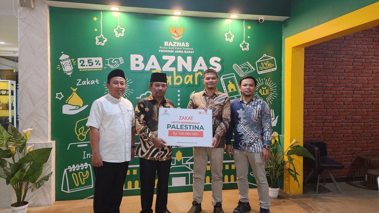BAZNAS Jawa Barat Terima Donasi Rp723 Juta dari UPZ Relawan Nusantara