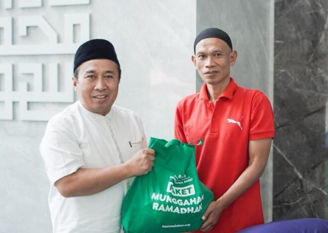 BAZNAS Jabar Salurkan 40 Paket Munggahan dan Bantuan Operasional Masjid As Salam Dago