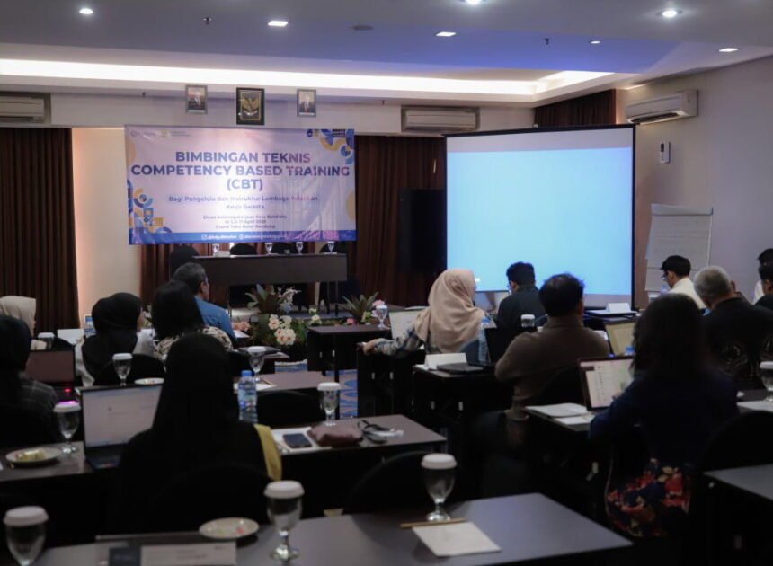 Disnaker Kota Bandung Dorong Standarisasi Pelatihan Berbasis Kompetensi