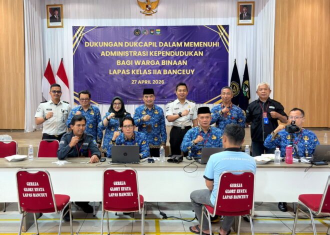 Disdukcapil Kota Bandung Gelar Layanan Kependudukan Bagi Warga Binaan Lapas