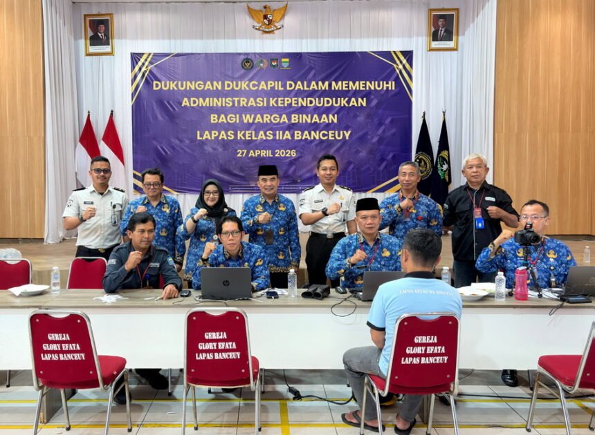 Disdukcapil Kota Bandung Gelar Layanan Kependudukan Bagi Warga Binaan Lapas