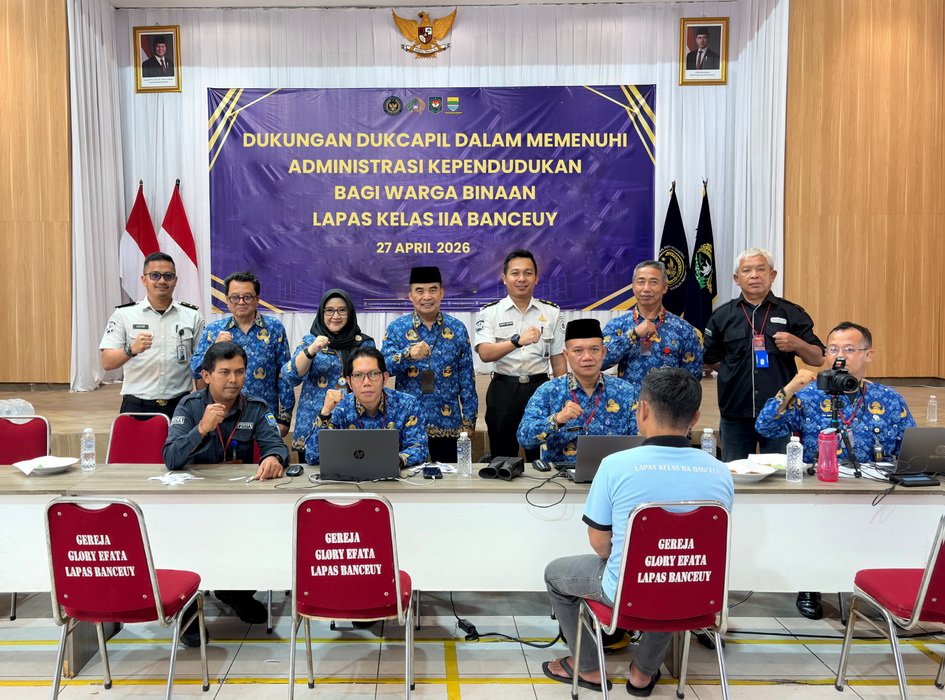 Disdukcapil Kota Bandung Gelar Layanan Kependudukan Bagi Warga Binaan Lapas