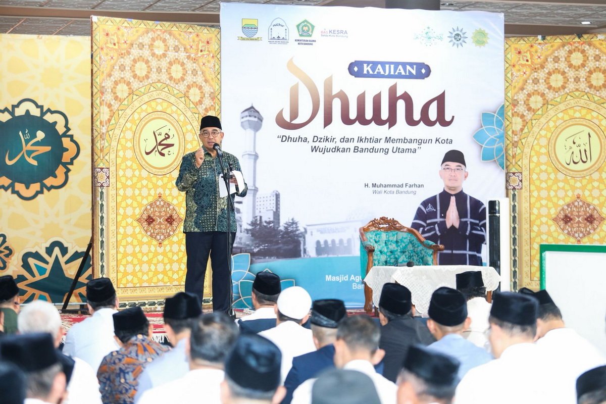 Farhan: Kajian Dhuha Ruang Ikhtiar Spiritual Warga Kota Bandung