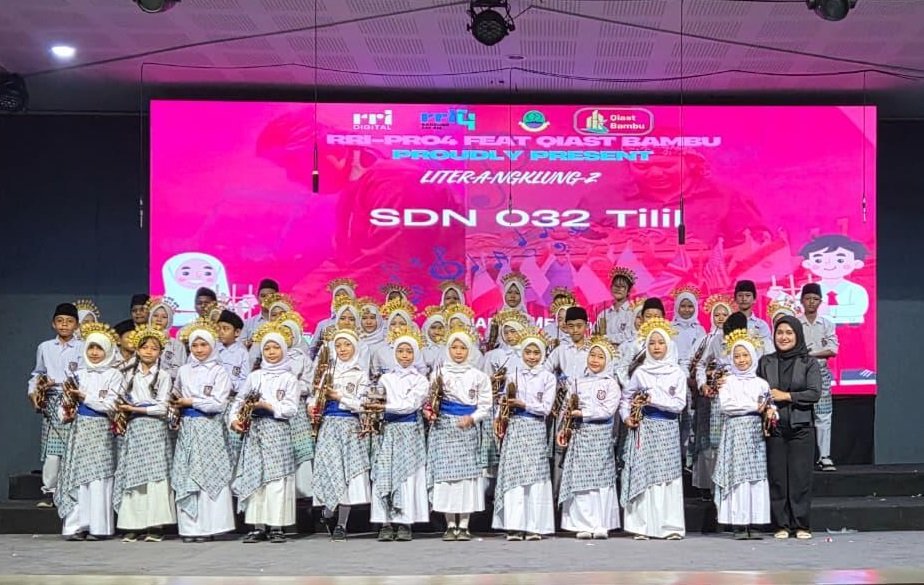 SDN 032 Tilil Kota Bandung Sabet Juara II Festival Angklung RRI Bandung 2026