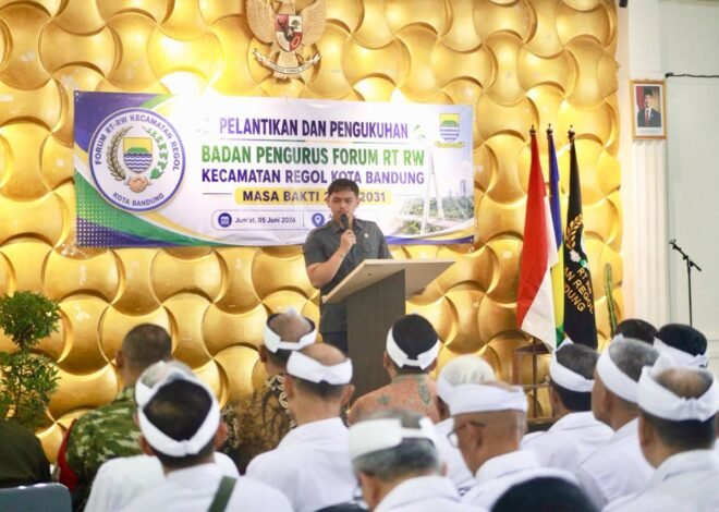 Reza Panglima Ulung: RT dan RW Garda Terdepan Pelayanan Masyarakat Kota