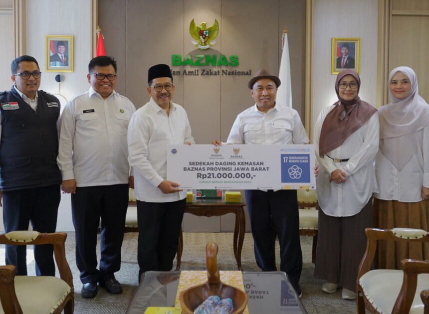 BAZNAS Jabar Salurkan Kurban dan Sedekah Daging Bantu Palestina Melalui BAZNAS RI