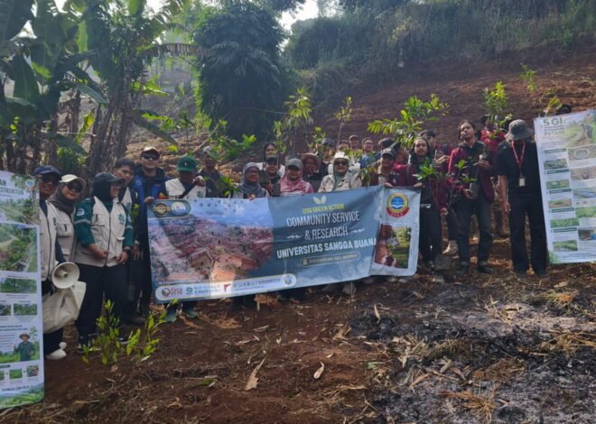 Universitas Sangga Buana Donasikan 1.000 Pohon Lewat USB Green Action