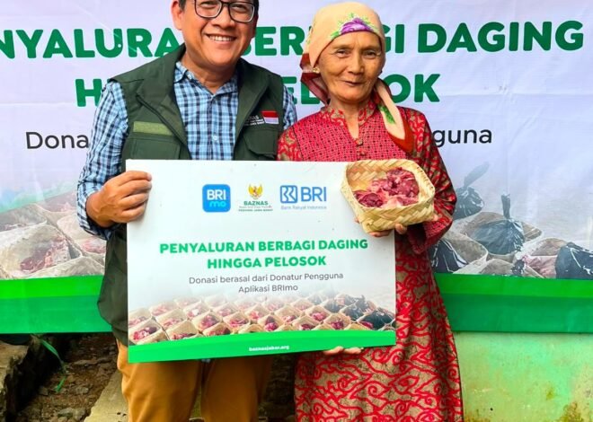 Program Berbagi Daging Hingga Pelosok dari Zakat Pengguna BRImo untuk Masyarakat Desa Ciririp Purwakarta