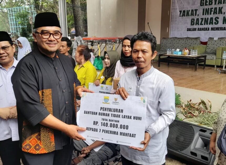 BAZNAS Kota Bandung Menyalurkan Bantuan Rp 916 Juta bagi 470 Penerima Manfaat