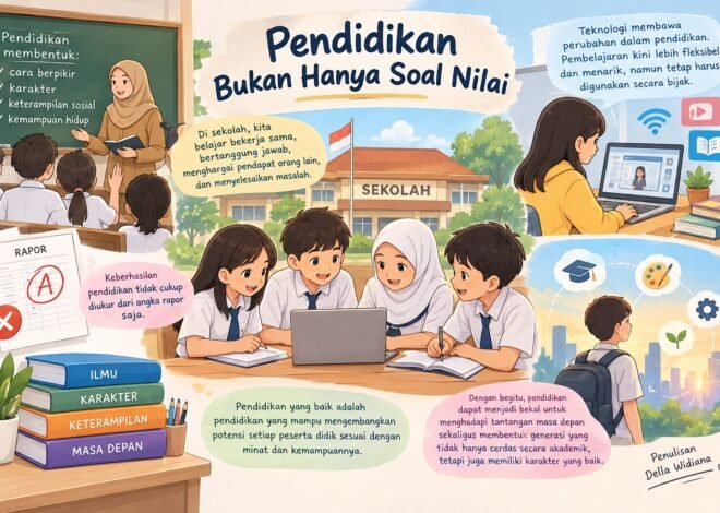Pendidikan Bukan Hanya Soal Nilai