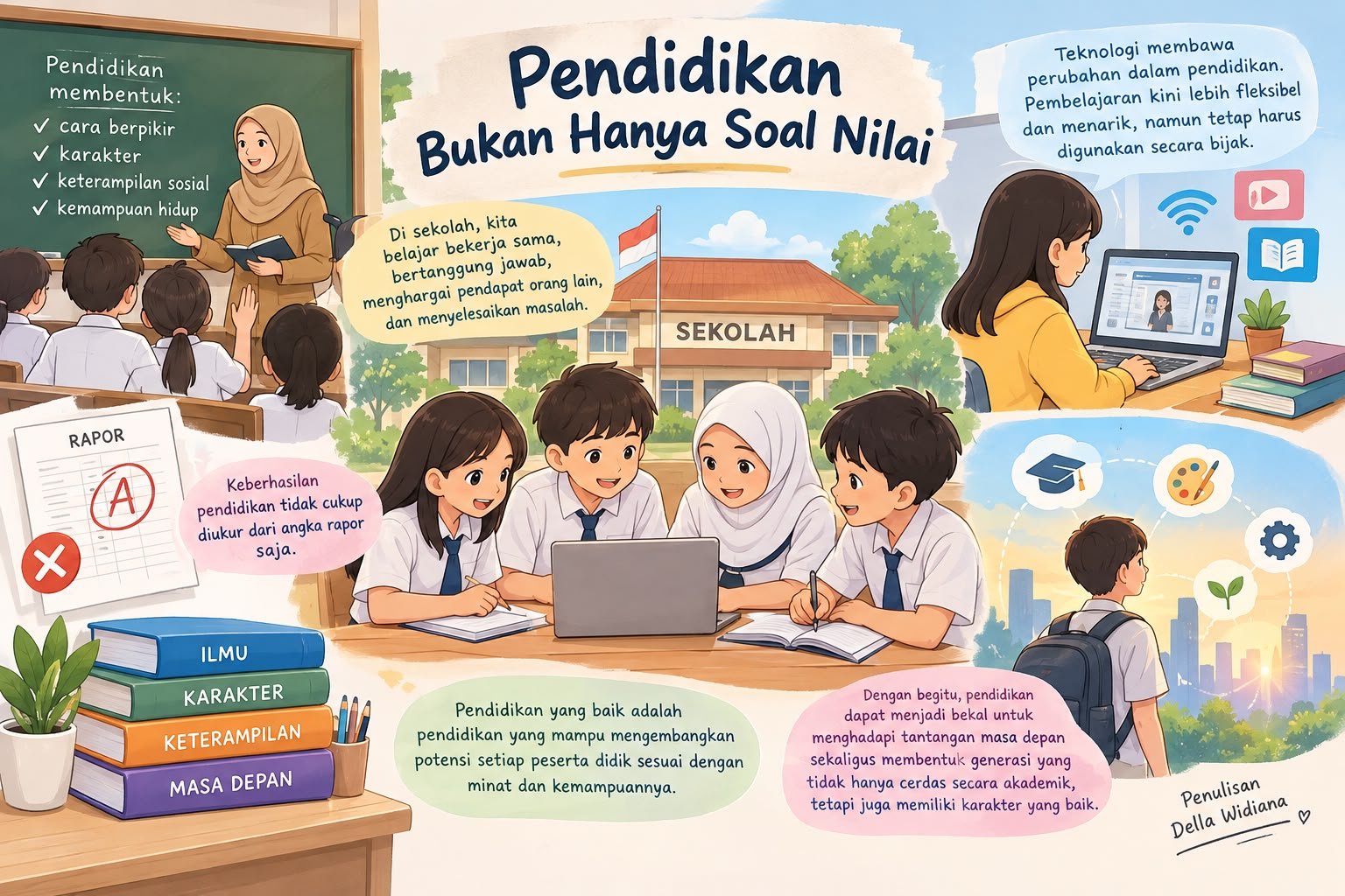 Pendidikan Bukan Hanya Soal Nilai
