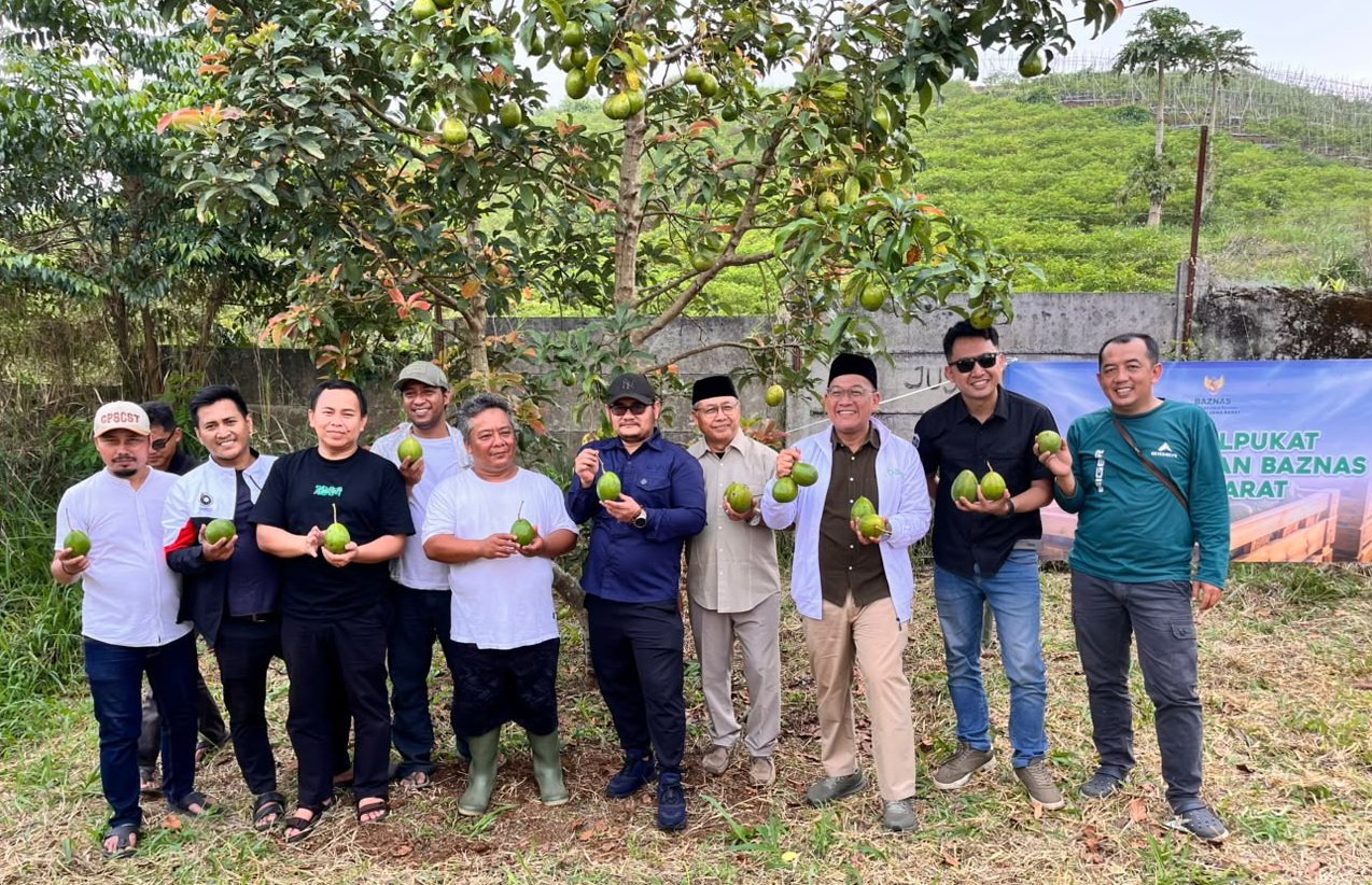 Baznas Jabar Dukung Pembiayaan Operasional Kebun Alpukat Hingga Panen Raya